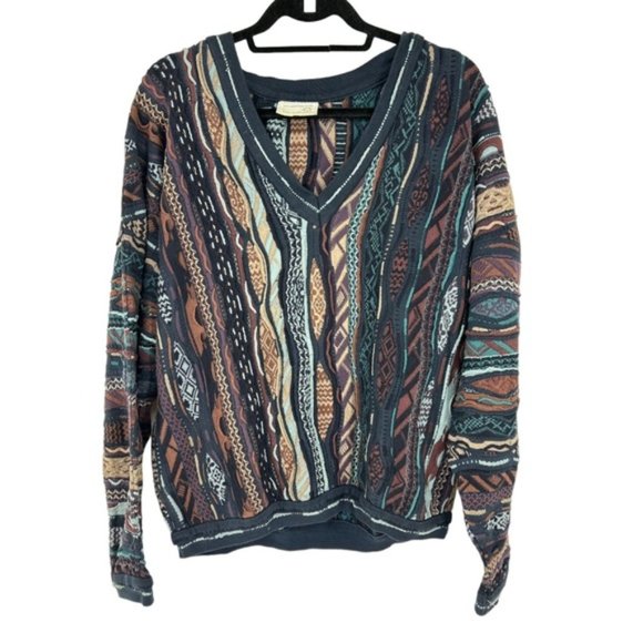 SOLD! Vintage 90s Iconic Hyper Pattern 100% Mercerized Cotton 90's